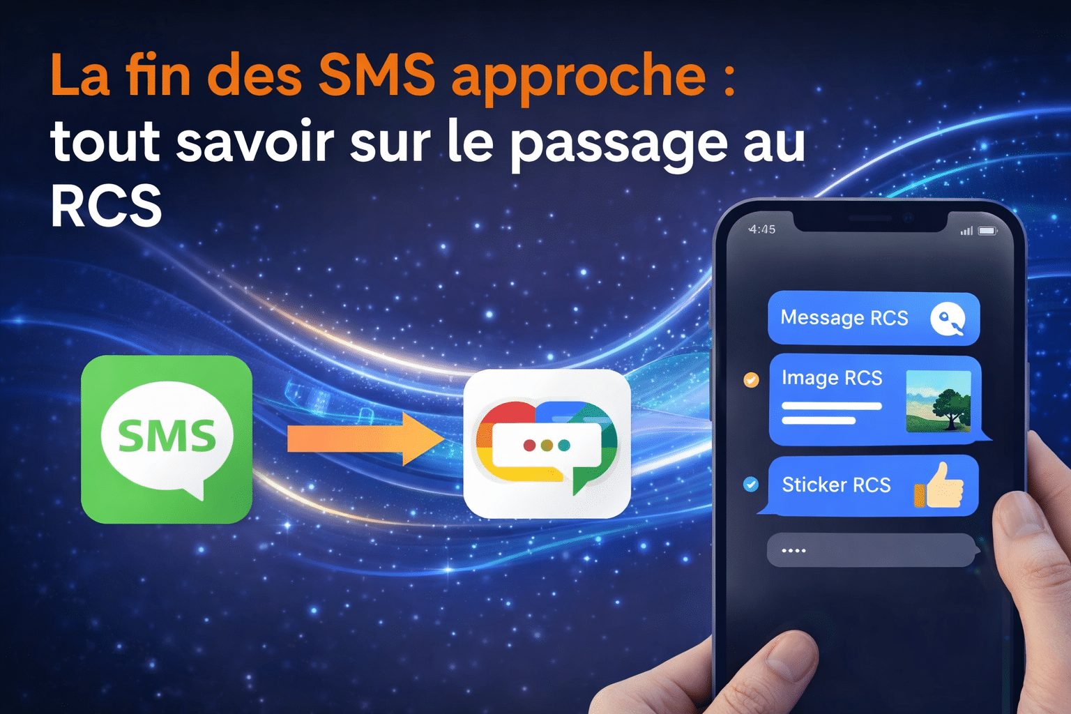 La fin des sms approche : tout savoir sur le passage au RCS